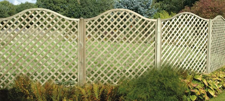 Image of Beautifully crafted Garden Panel Fencing